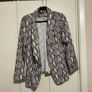 Snakeskin Blazer